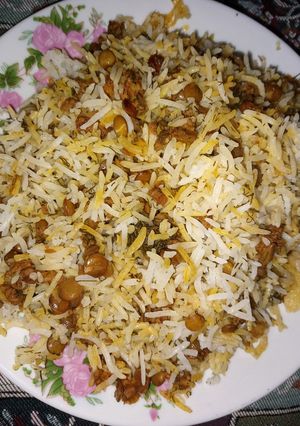 عکسی از دستور عدس پلو