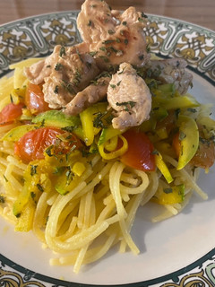 Una foto de Spaghetti a la tica