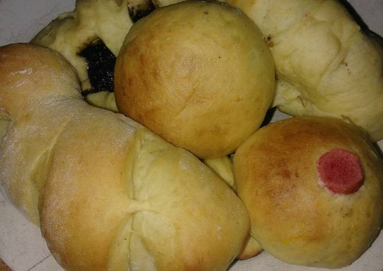 Langkah Mudah untuk Membuat Roti manis water roux, Lezat