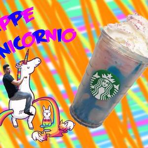 Frappé unicornio de Starbucks
