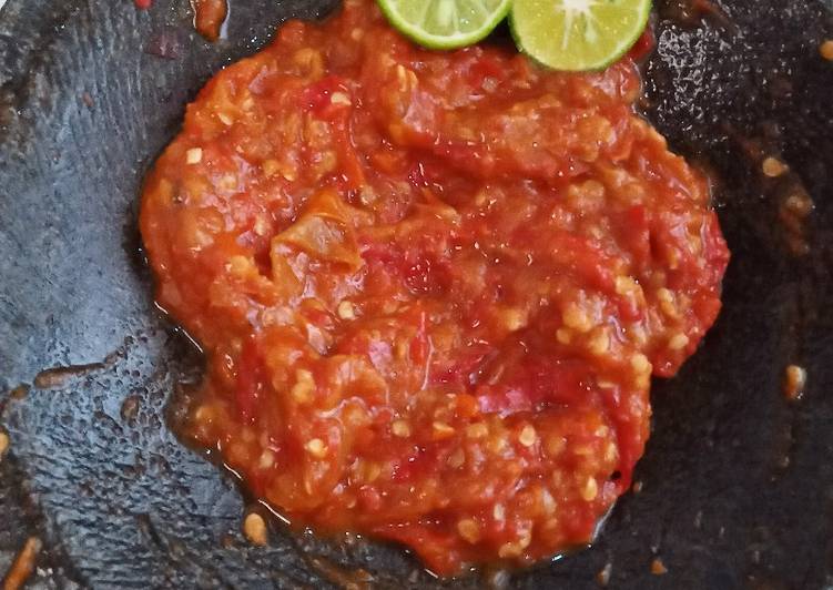 Resep Sambal Terasi Simple yang Bisa Manjain Lidah