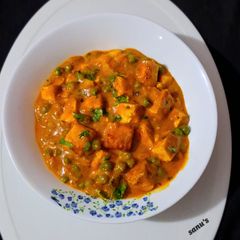 Matar Paneer A picture of Matar Paneer.