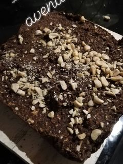 Una foto de Brownie de plátano y avena