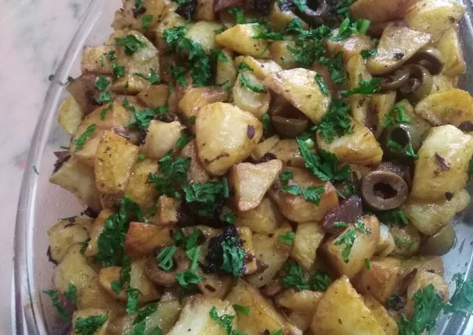 Pomme de terre en sauce