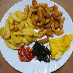 A picture of Home Made Fries (Chips)#authormarathon# #4weekschallenge#.