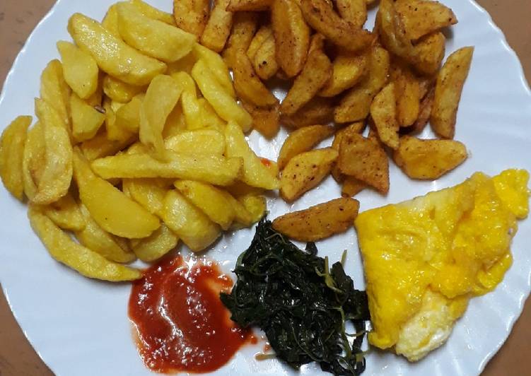 Recipe of Any-night-of-the-week Home Made Fries (Chips)#authormarathon# #4weekschallenge#