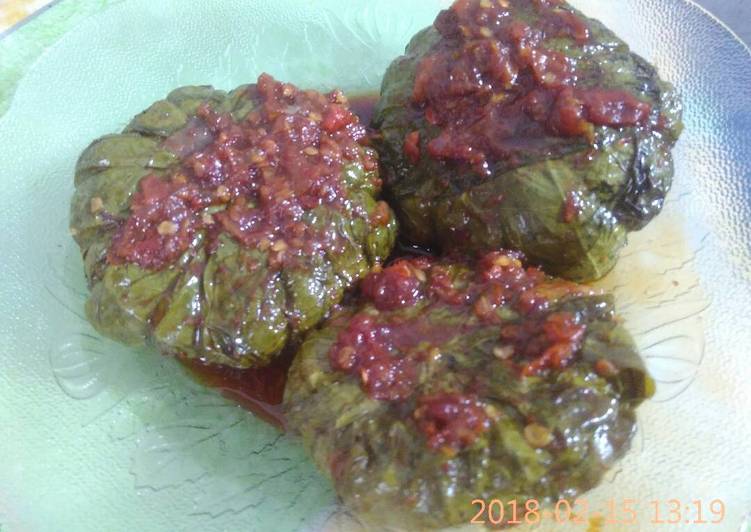 Resep Buntil daun ketela pohon, Lezat Sekali