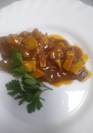 Una foto de Filete en salsa