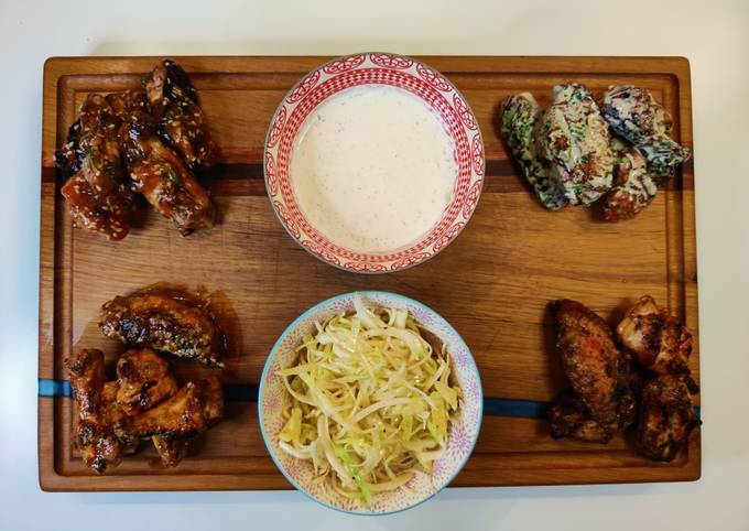 Keto Chicken Wings - 4 ways