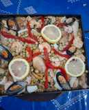 Paella en plancheta