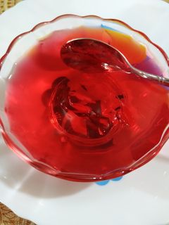 عکسی از دستور ژله توت فرنگی