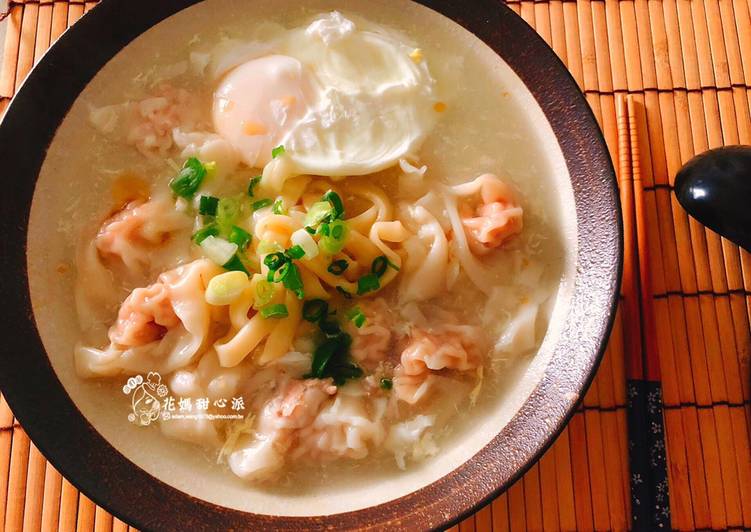 餛飩蛋包湯麵(主食料理)