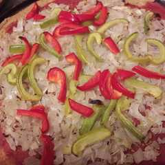 Una foto de Pizza vegana e integral