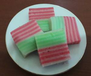 Masakan Populer Kue lapis tepung beras Praktis Enak