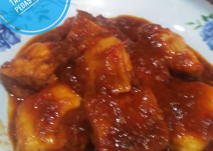 Tahu masak pedas jeletot