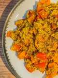 Quinoa con carote al curry