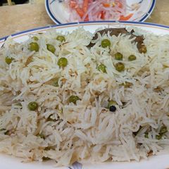 A picture of Matar Pulao.