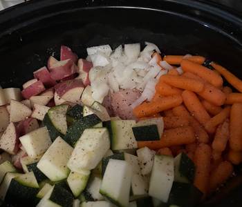 Without Fail Serving Recipe Crockpot Garlic Butter Chicken and Veggies Restaurant Style