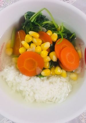 Foto resep Bening bayam pelangi