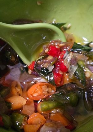 Foto resep Tim malas ulek, cabe iris
