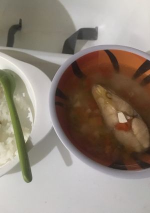 Foto resep MPASI 12 bulan. Sop patin