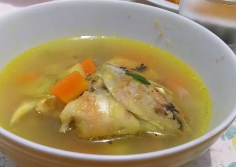 Langkah Mudah untuk Menyiapkan Sup Kuning Kepala Ikan, Enak