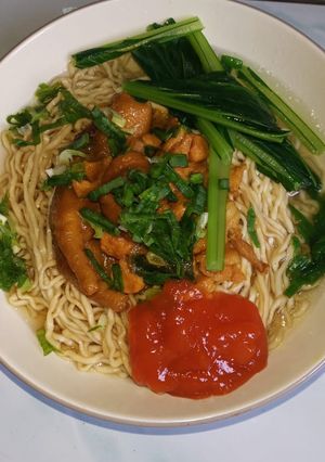 Foto resep Mie Ayam Jebret