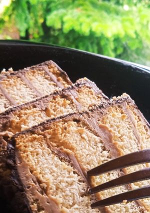 Mascarponés nutellás csíkos kekszes recept fotója