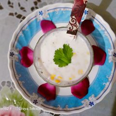 Sweet corn raita A picture of Sweet corn raita.
