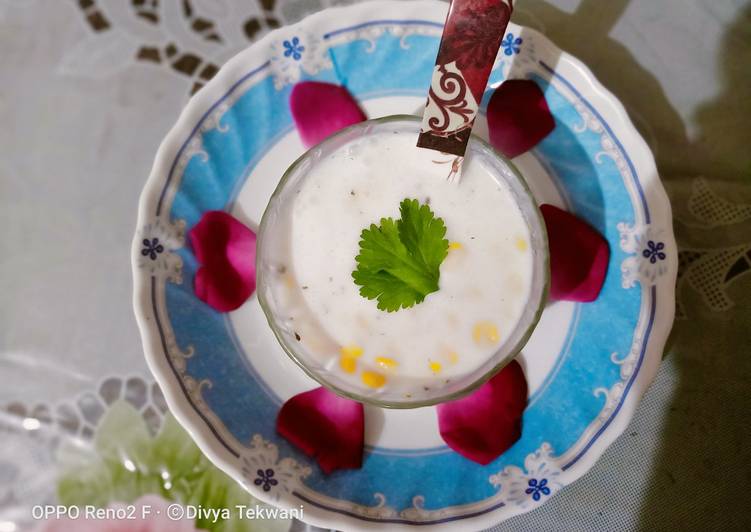 How to Prepare Homemade Sweet corn raita