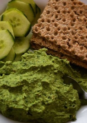 O poză a rețetei Pastă verde tartinabilă (vegan).