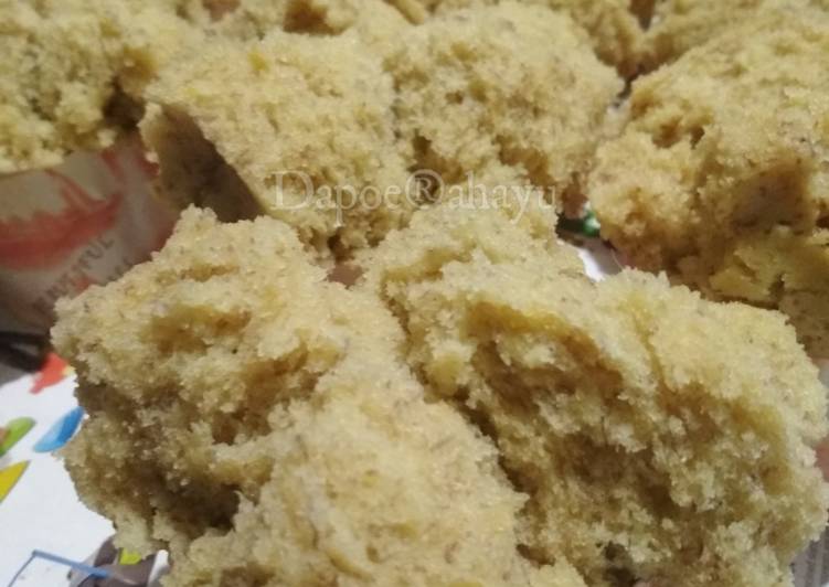 Resep: 0⁴. Bolu Kukus Pisang Eggless Simpel