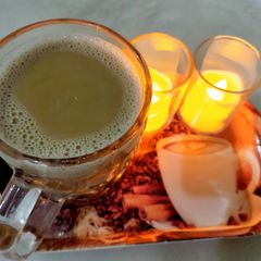 A picture of Karak chai recipe/how to make quick karak chai.