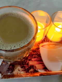 A picture of Karak chai recipe/how to make quick karak chai.