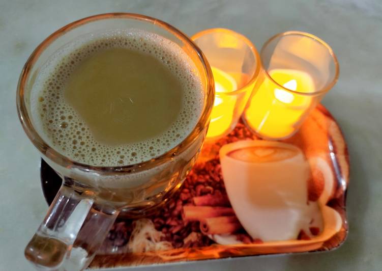 Steps to Make Quick Karak chai recipe/how to make quick karak chai