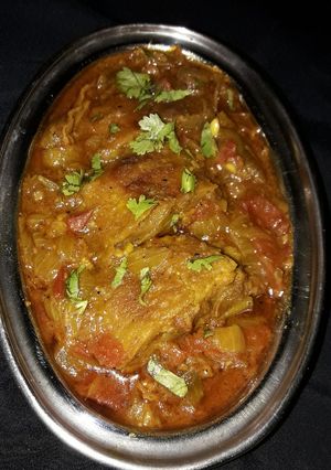 A picture of Veg fish curry.