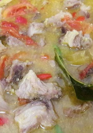 Foto resep Menu lebaran: Tongseng asam kambing lemak #kitaberbagi