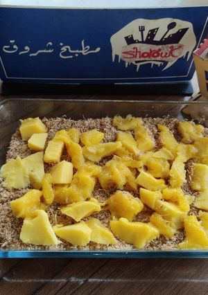 صورة لوصفة كنافه بالمانجو على طريقتي