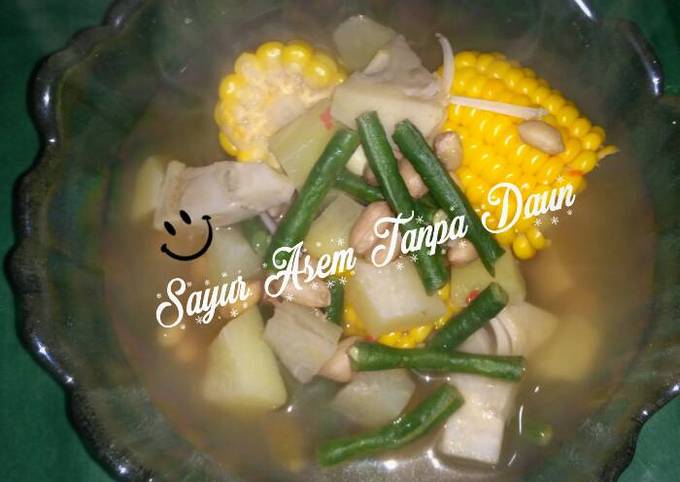 Sayur Asem Tanpa Daun