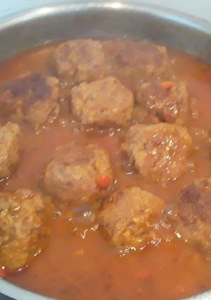 Una foto de Albóndigas de Carne en salsa
