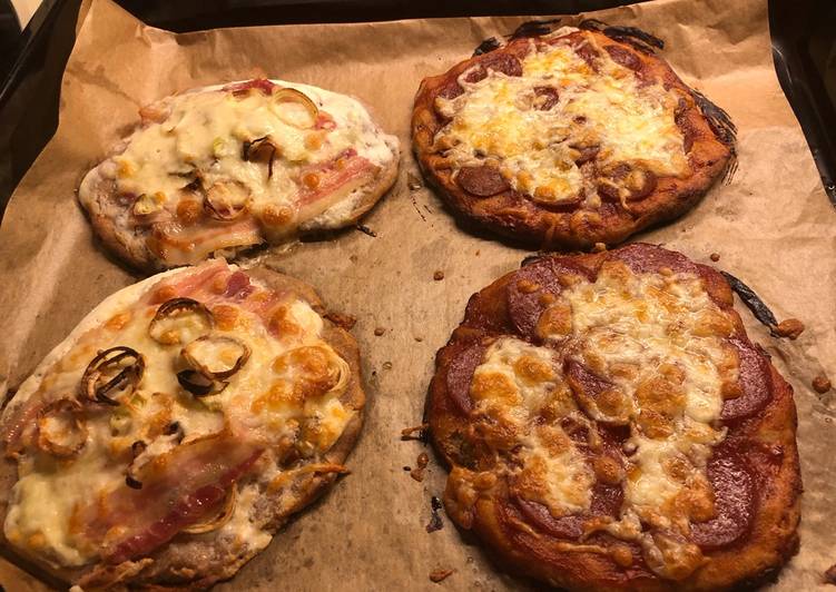 Bögrés teljeskiörlésű mini pizzák 🍕🍕🍕