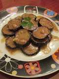 Berenjenas a la cerveza rubia-diabetes -veggie