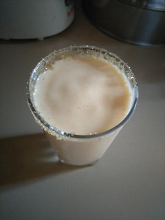 A picture of Pina colada smoothie.