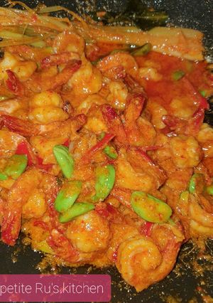 Foto resep Sambal goreng udang petai