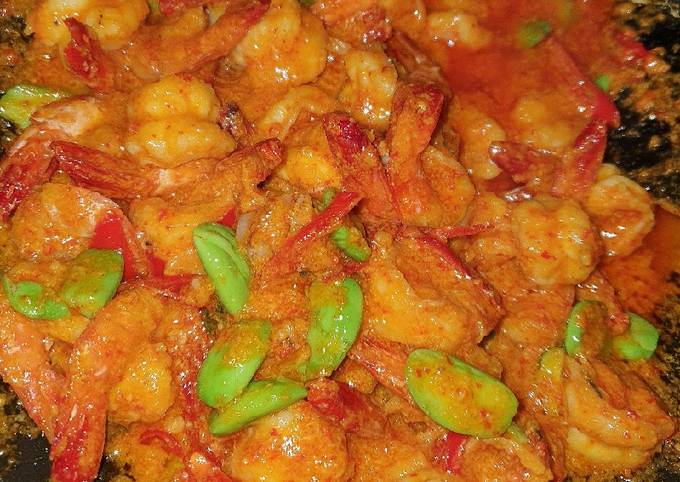 Resep: Sambal goreng udang petai Irit Anti Gagal