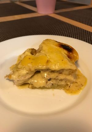 Háromsajtos csirkemell recept fotója