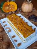 Mattonella autunnale con zucca e noci
