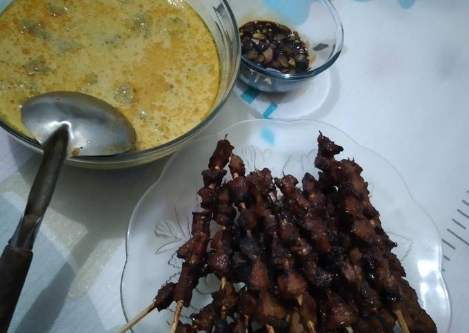 Wajib coba! Resep bikin Sate daging sapi hidangan Lebaran dijamin sedap