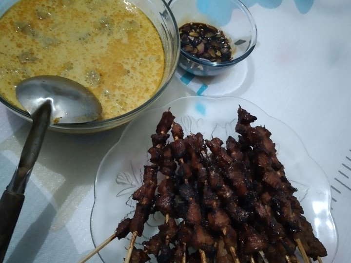 Wajib coba! Resep bikin Sate daging sapi hidangan Lebaran dijamin sedap