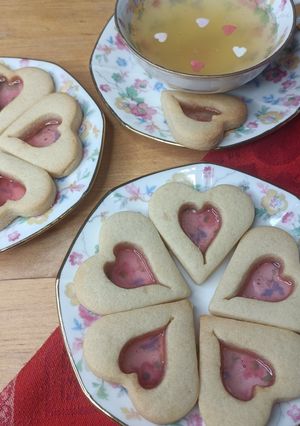 Une photo de 💝 Sablés coeur bonbon (St Valentin)